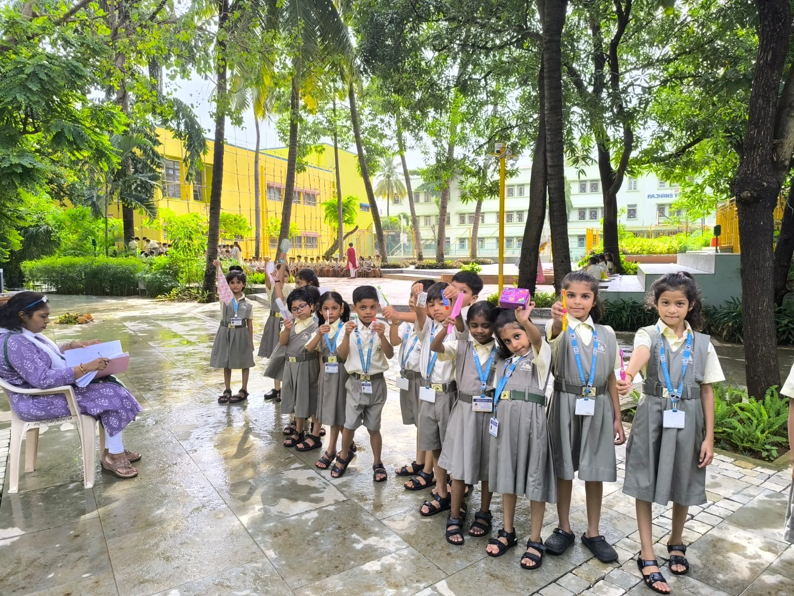 Std 1 A, B , C - Hindi and Science activity 