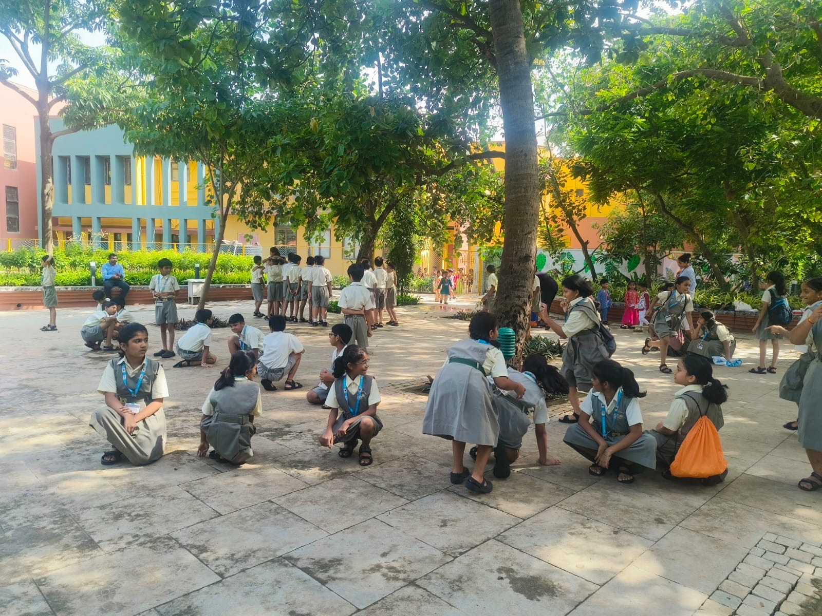 Std 4 A B C -SS activity ( kho kho )