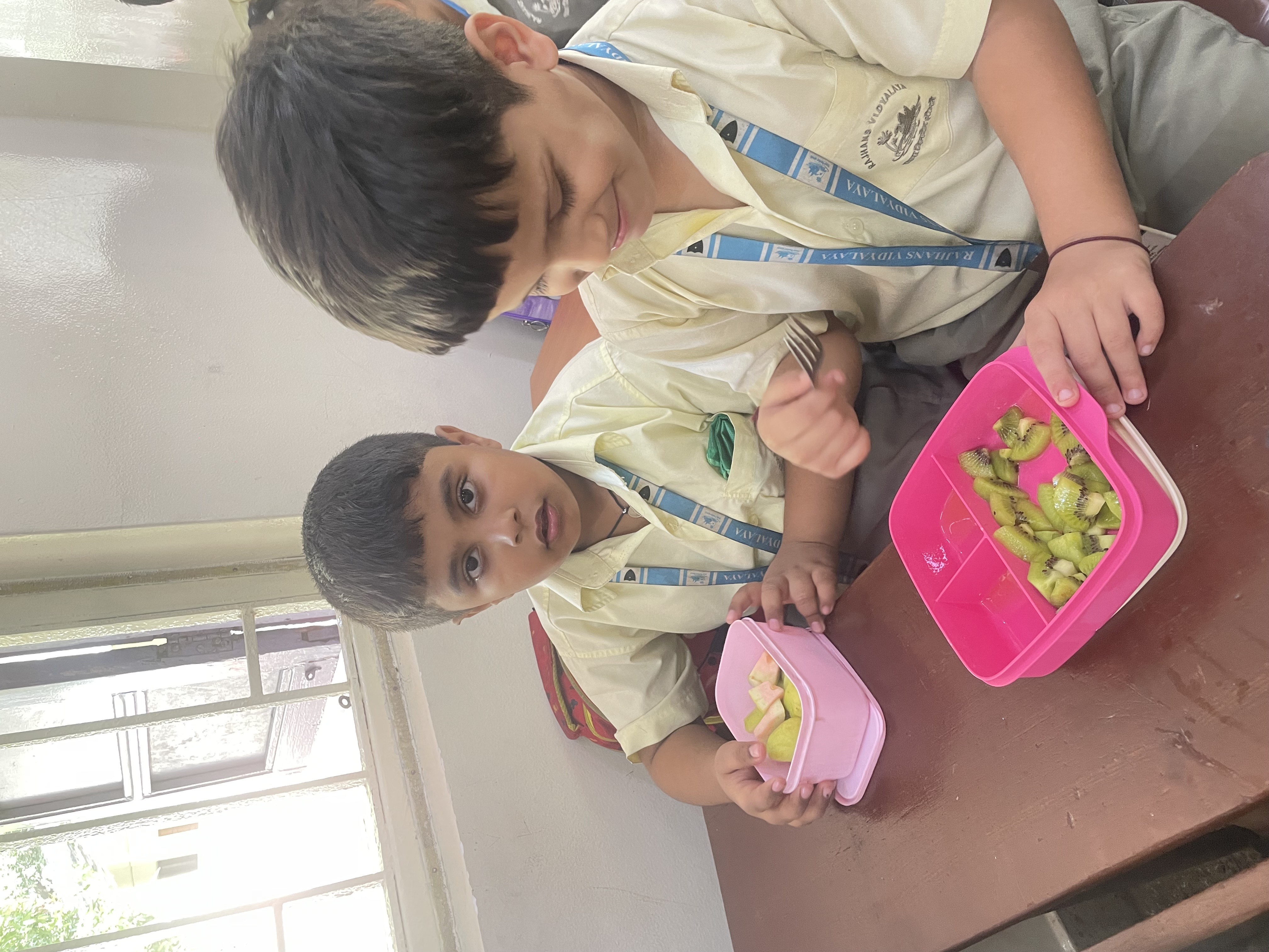Std 3 and std 1 ( SS ) activity 	-A Healthy Food Week