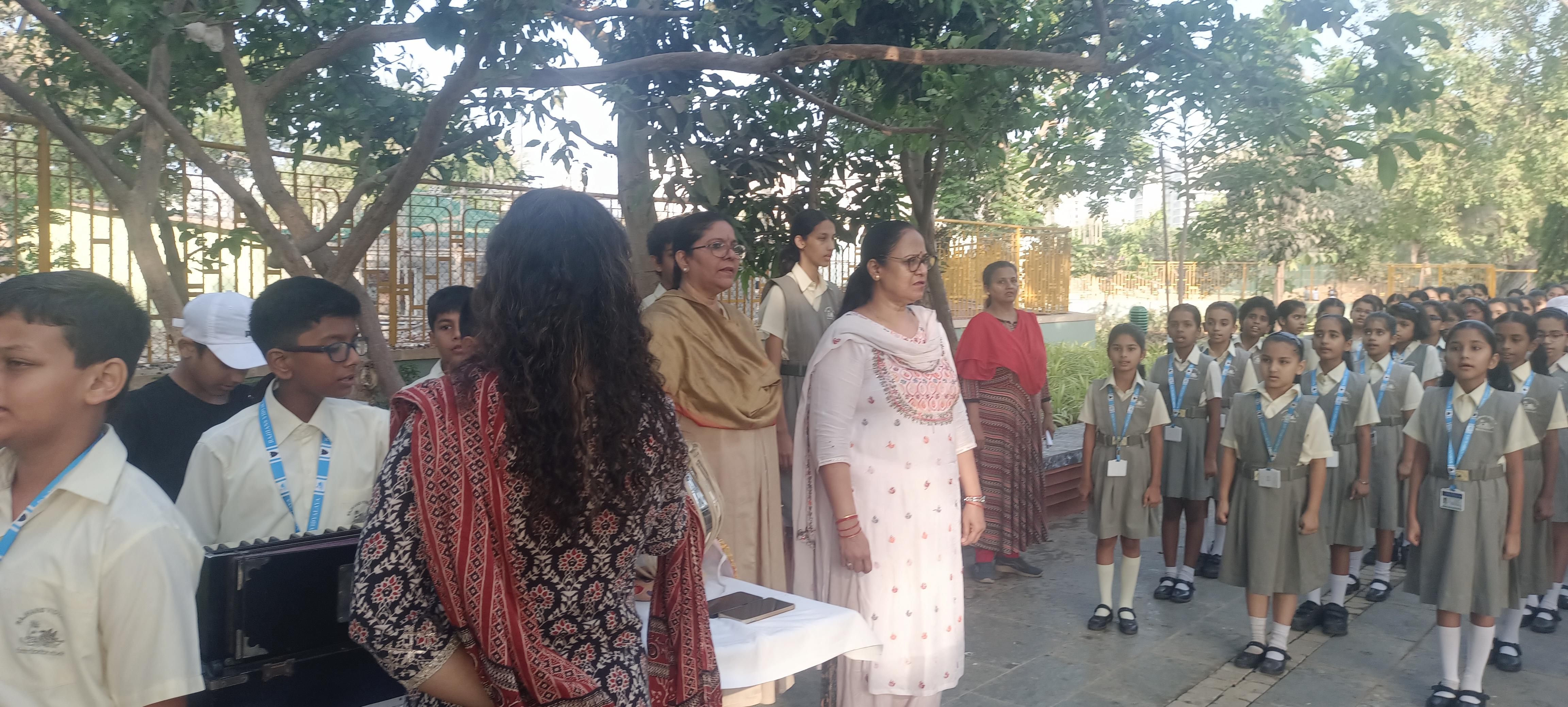 A New Dawn in the Amphitheatre for students of V & VI