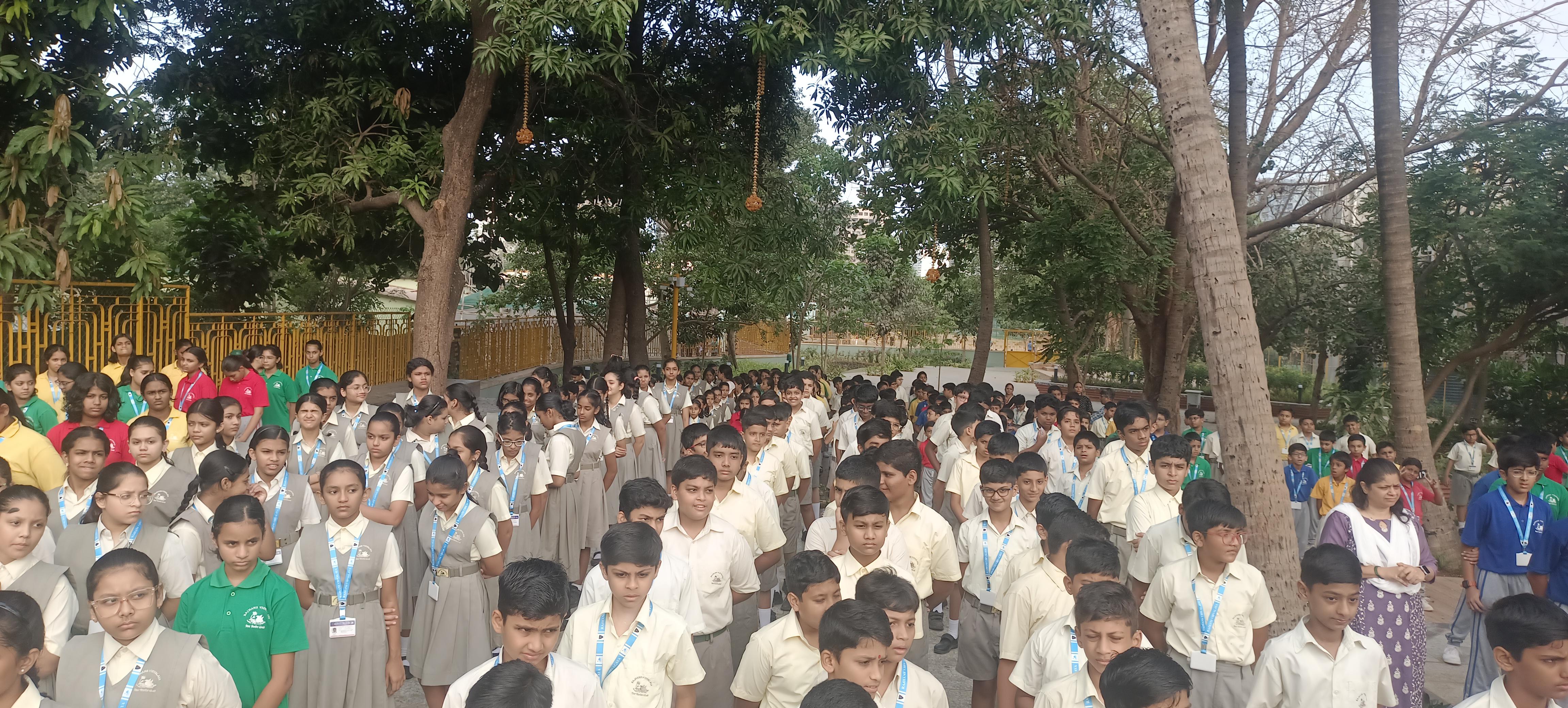 A New Dawn in the Amphitheatre for students of V & VI