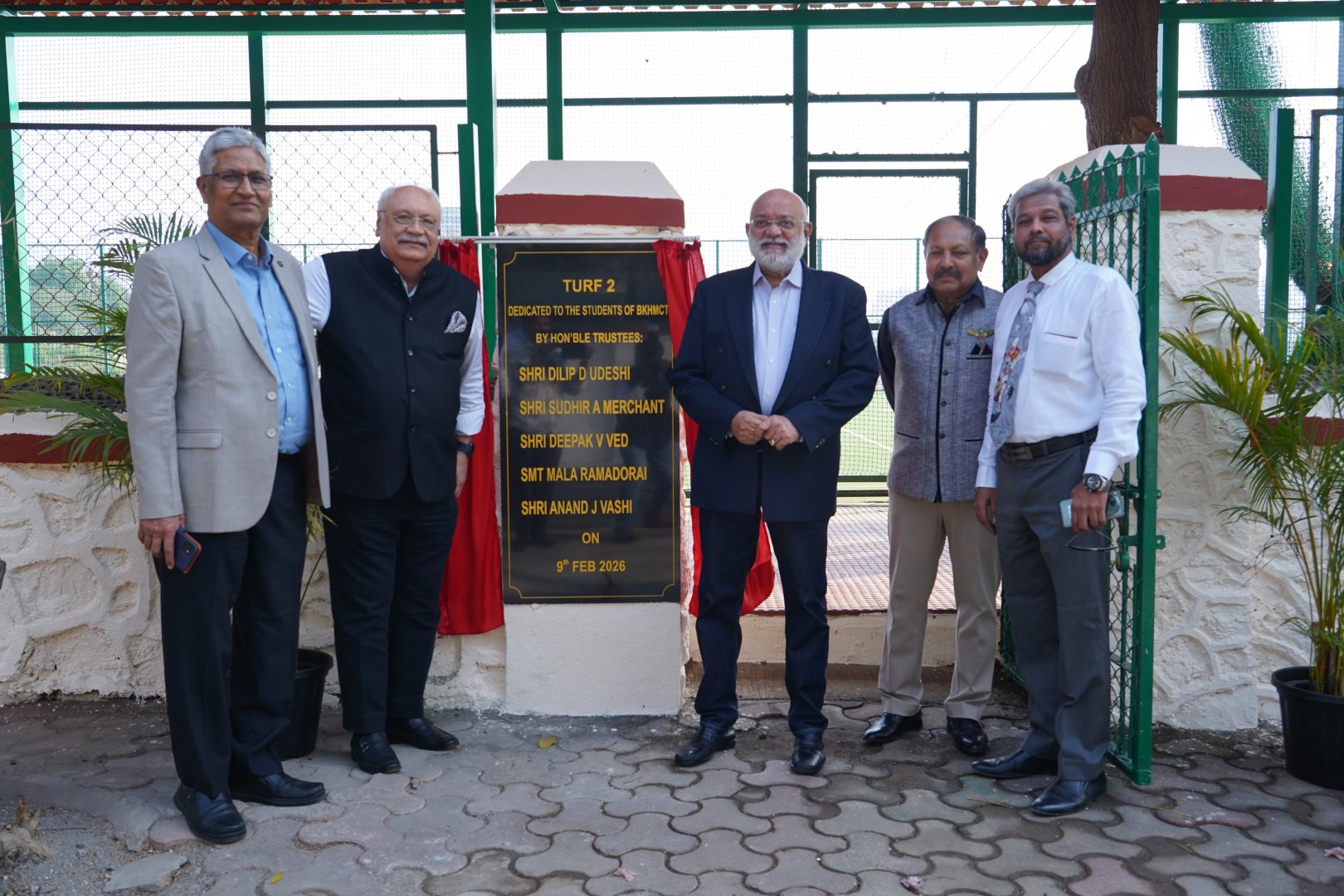 INAUGURATION OF TURF 1, TURF 2 AND GYMNASIUM  9 February 2026