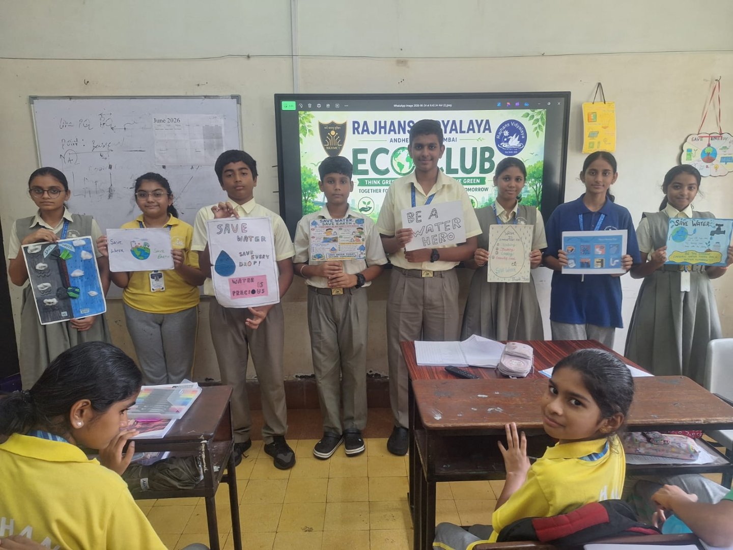 STD. VIII SAVE WATER AWARENESS CAMPAIGN-25 JUNE 2026