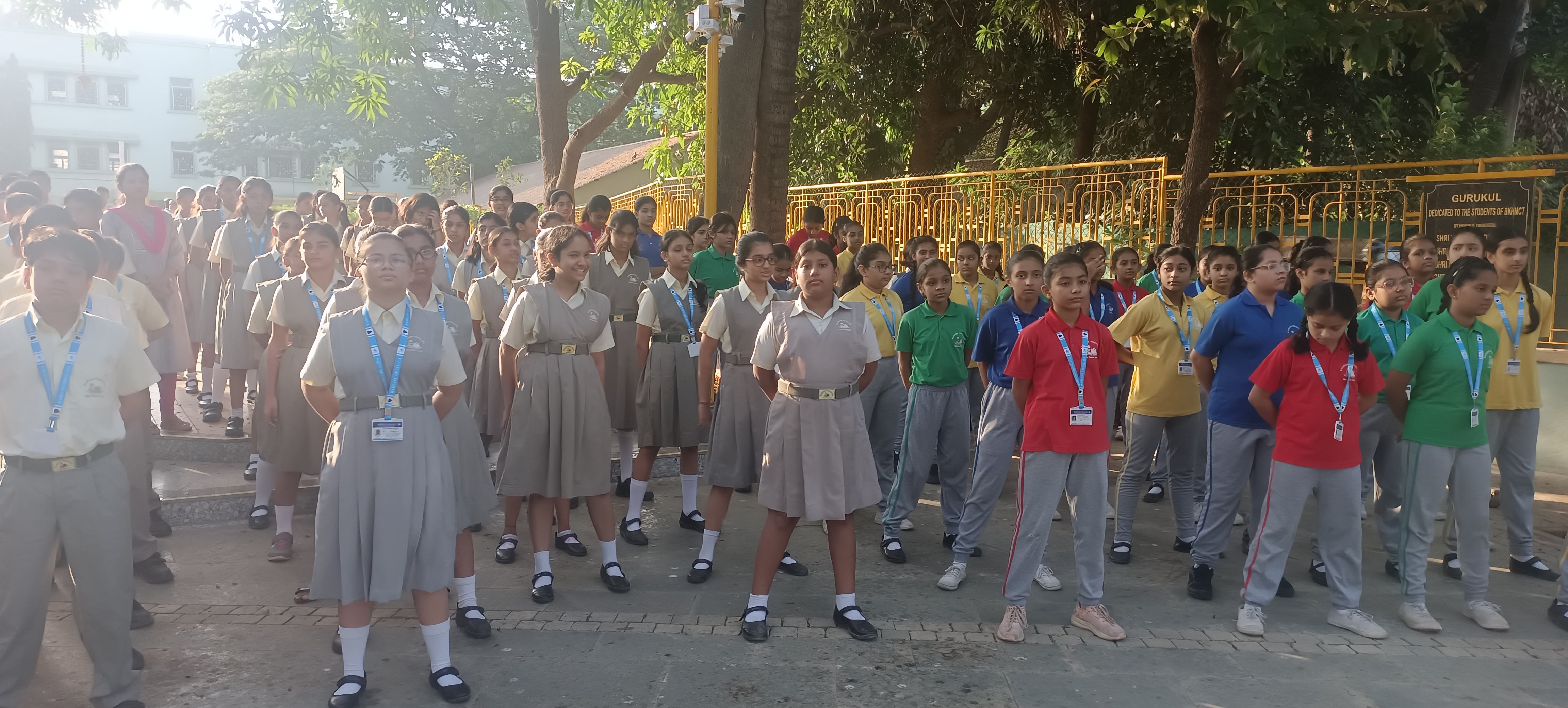 A New Dawn in the Amphitheatre for students of V & VI 