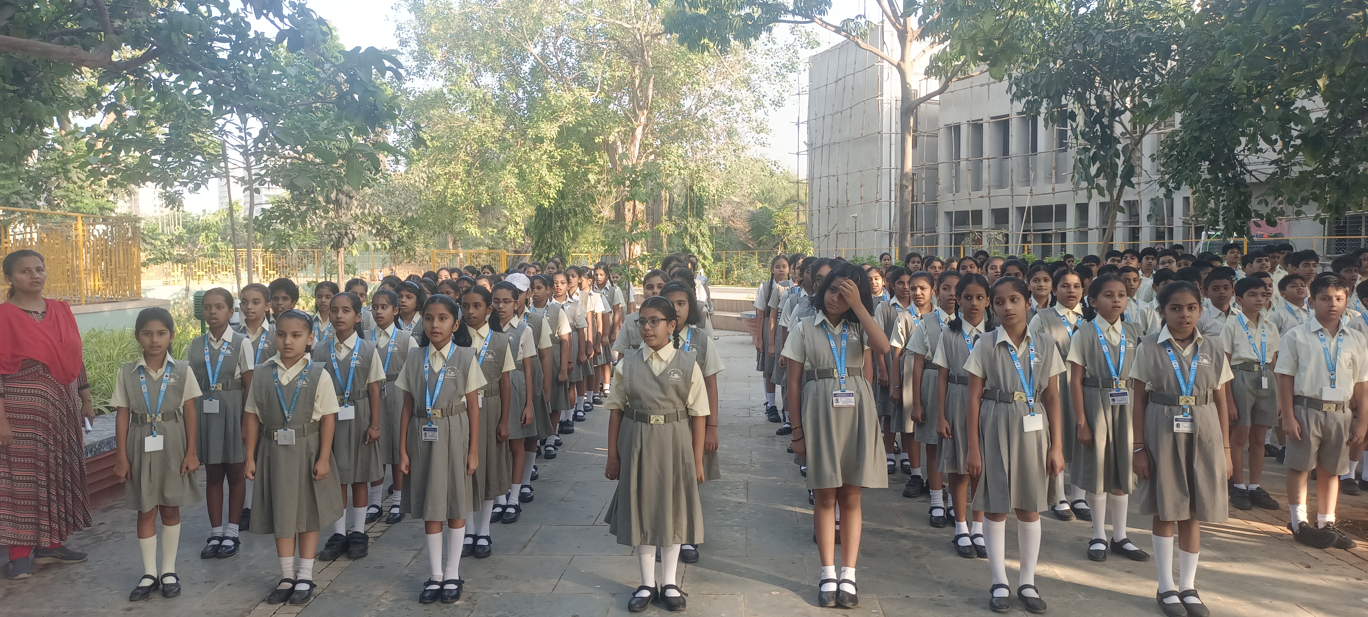 A New Dawn in the Amphitheatre for students of V & VI 