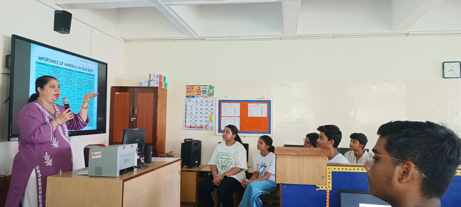 WORKSHOP ON BALANCED DIET AND NUTRITION FOR TEENAGERS- 22 APRIL 2025