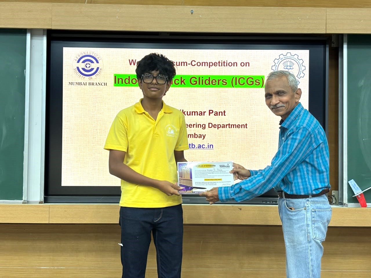 GLIDER DESIGN & FLIGHT WORKSHOP AT IIT BOMBAY- 18 OCTOBER 2026