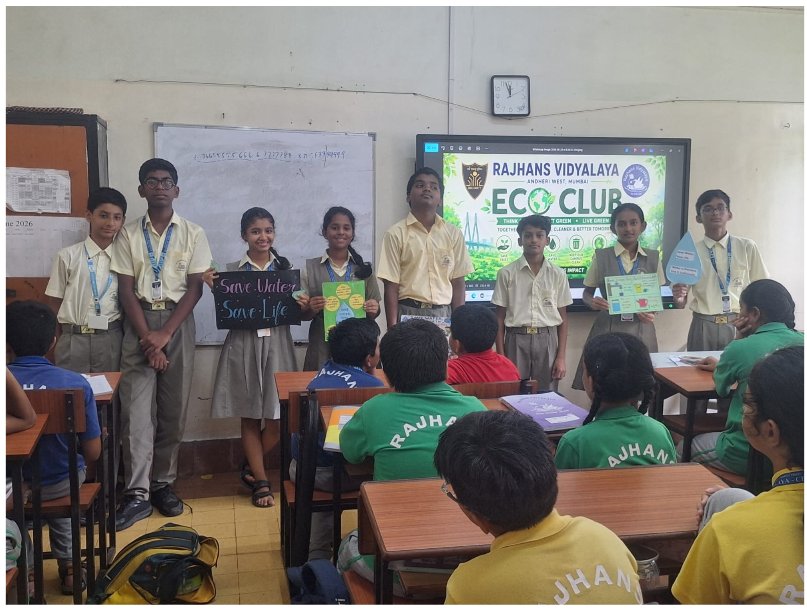STD. VIII SAVE WATER AWARENESS CAMPAIGN-25 JUNE 2026
